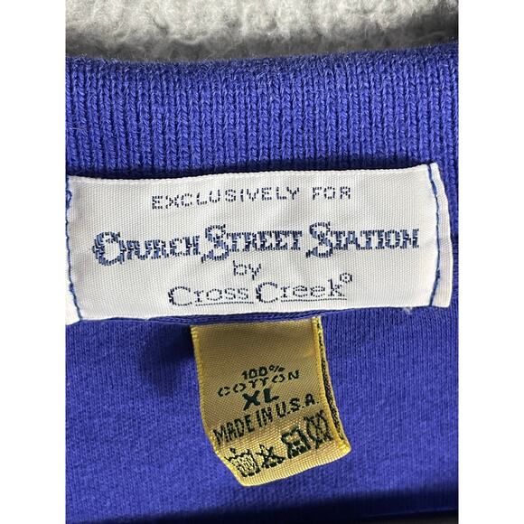 VTG Cross Creek Rosie O’Grady’s Orlando Embroidered Polo Shirt XXL USA Made - Picture 4 of 8